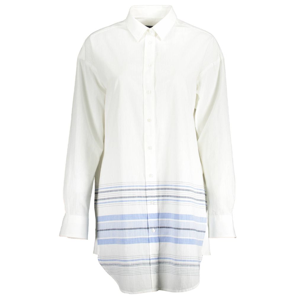 Gant White Cotton Women Shirt