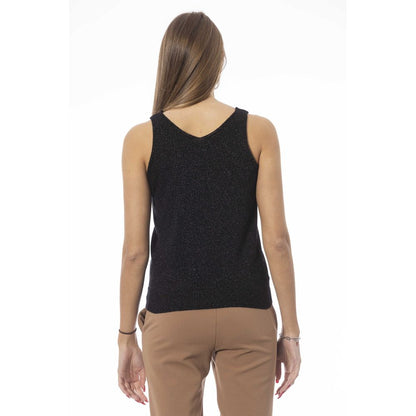 Baldinini Trend Black Fabric Tank Top