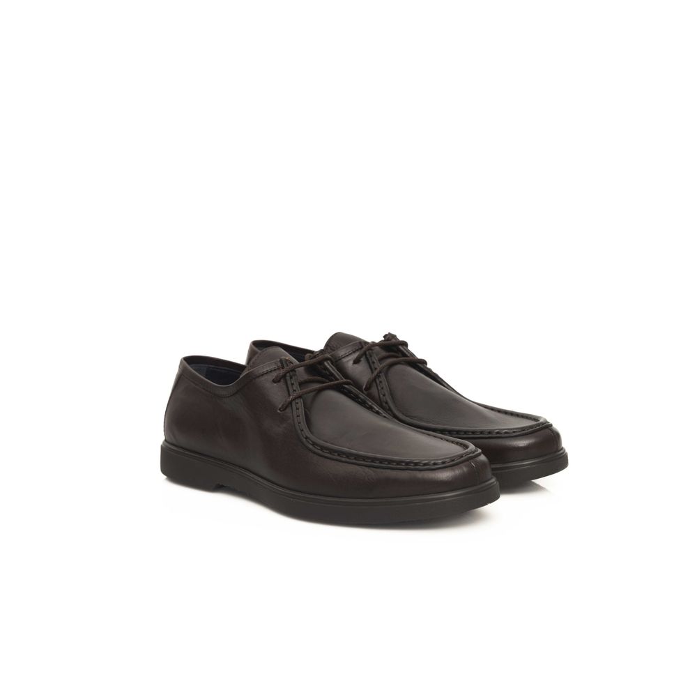 Cerruti 1881 Brown Cowhide Men's Derby Shoe