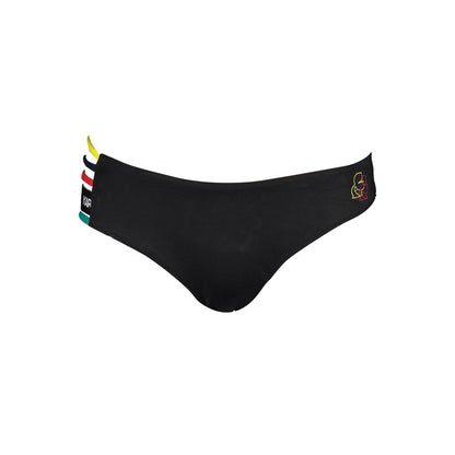 Karl Lagerfeld Black Elastane Swimwear