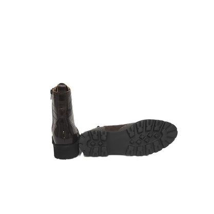 Cerruti 1881 Brown Leather Women Boot