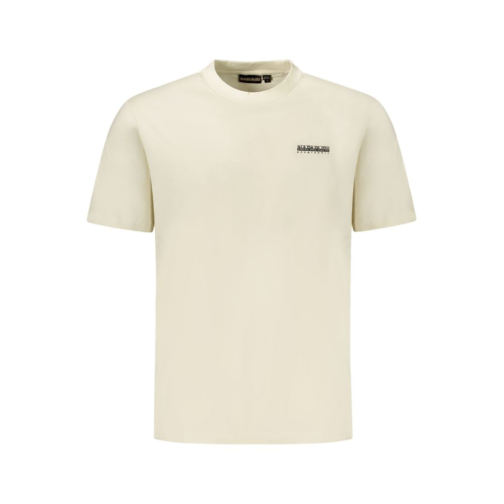 Napapijri Beige Cotton T-Shirt