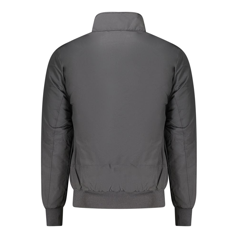 North Sails Black Polyester Men's Bomber Jacket