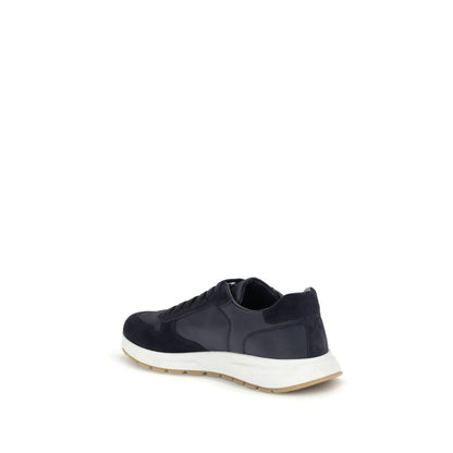 Prada Blue Recycled Polyamide Athletic Sneakers