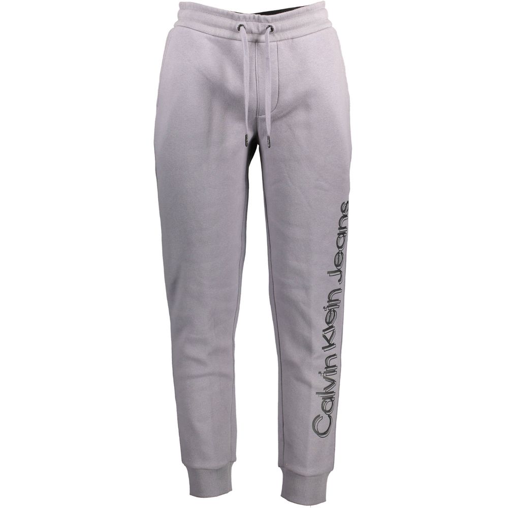 Calvin Klein Gray Cotton Men Joggers