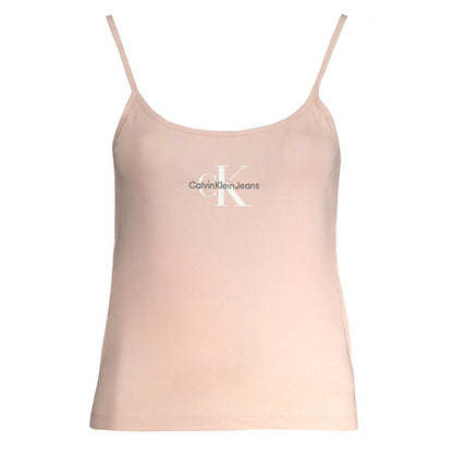 Calvin Klein Pink Cotton Women's Tank Top