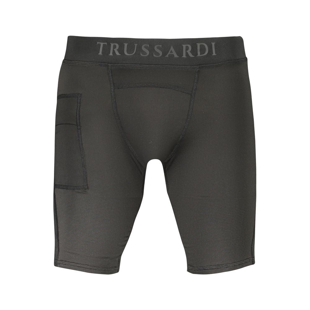 Trussardi Black Polyester Men's Track Pant