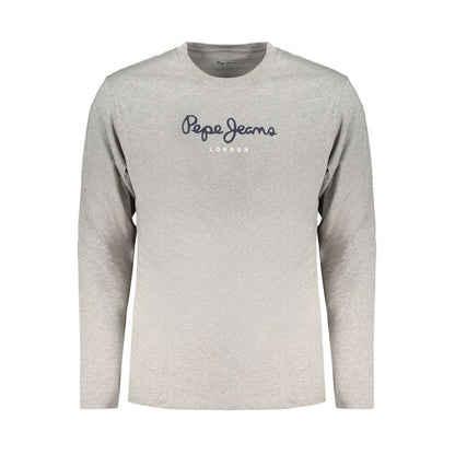 Pepe Jeans Grigio Cotton Men T-Shirt