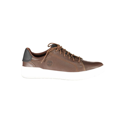 Timberland Brown Leather Men Sneaker