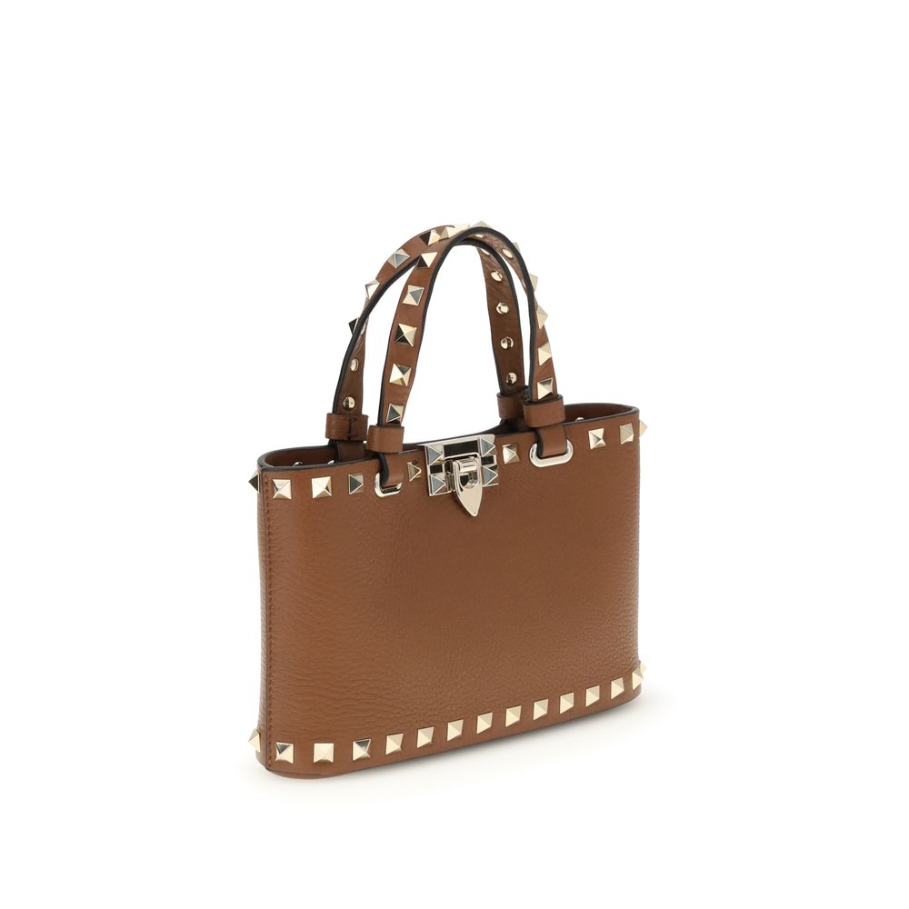 Valentino Garavani Brown Leather Shoulder Bag