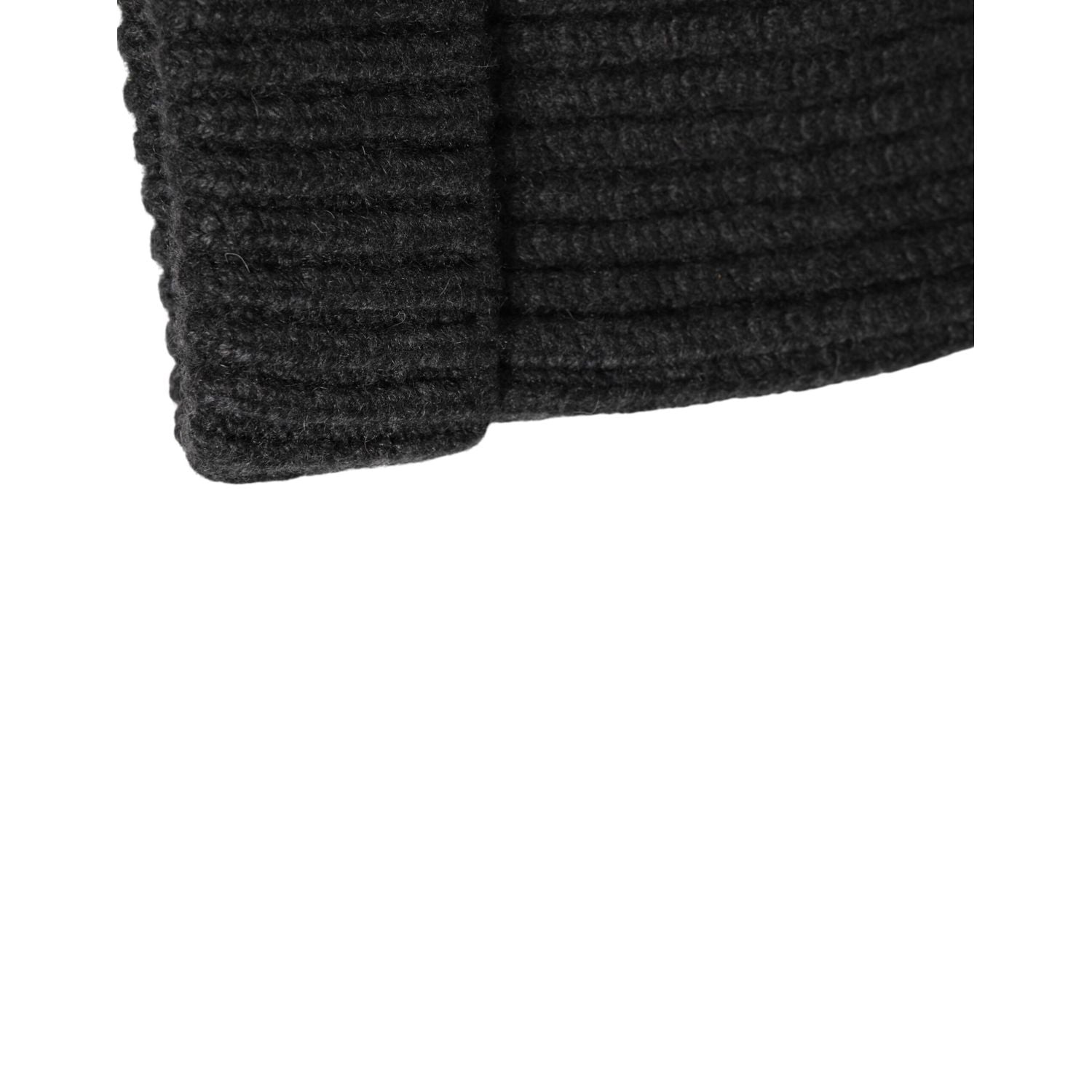 Dolce & Gabbana Black Cashmere Knitted Beanie Men Capello Hat