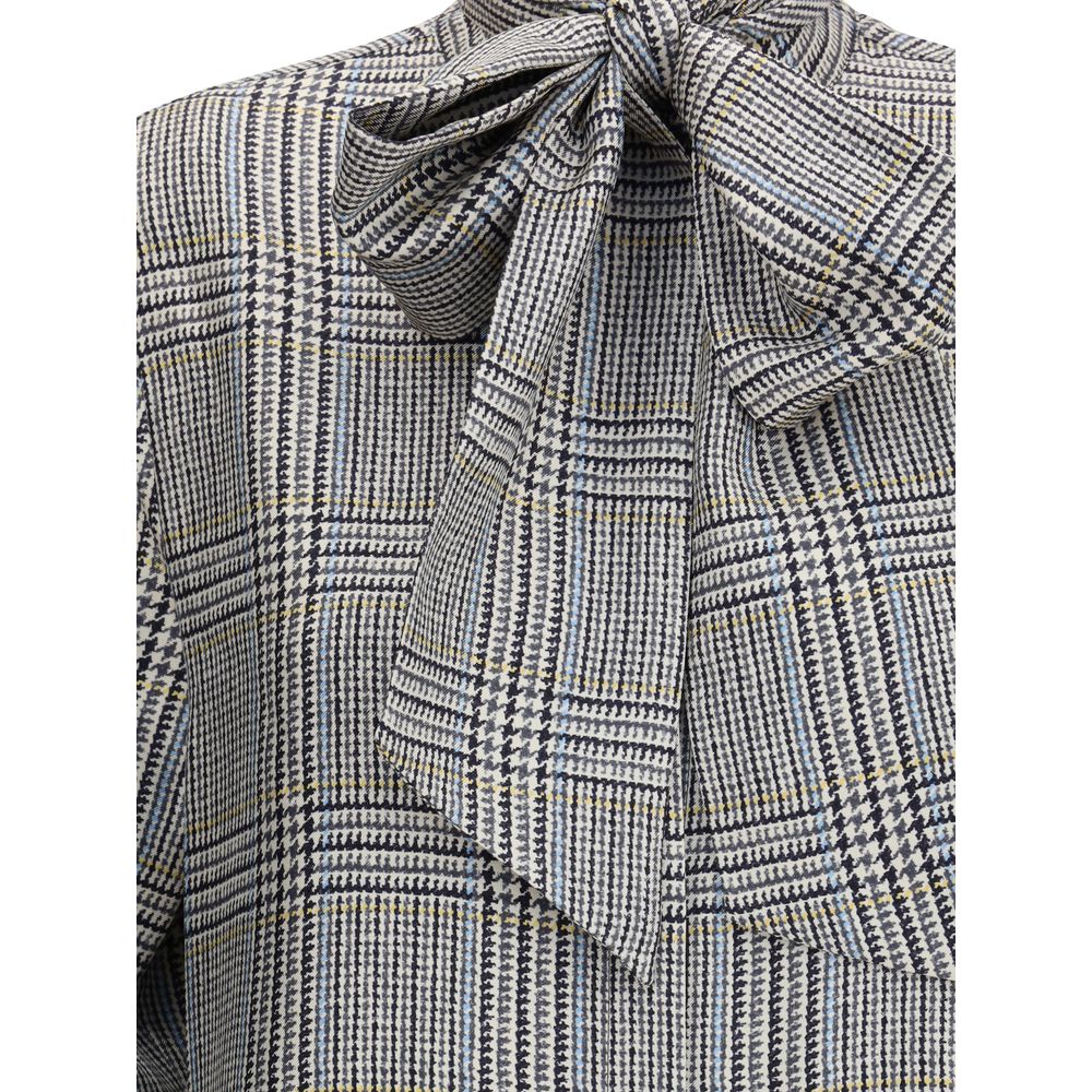 Thom Browne Beige Silk Dress Shirt