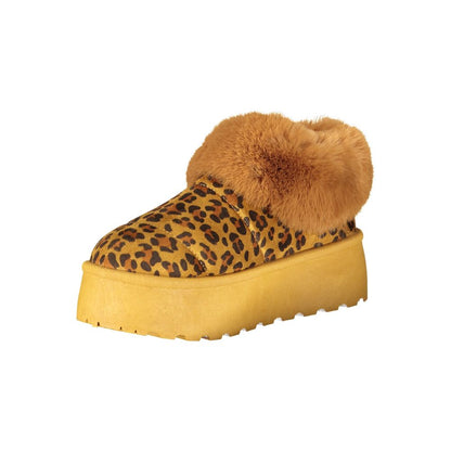 Laura Biagiotti Brown Polyester Sneaker