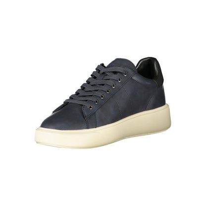 Blauer Blue Polyurethane Men's Sneaker 1728,67403481248,Blauer,Blue,EU41/US8,EU42/US9,EU43/US10,EU44/US11,EU45/US12,EU46,Low Tops - Sneakers - Shoes,Men,New with tags,Shoes,Sneakers - Shoes