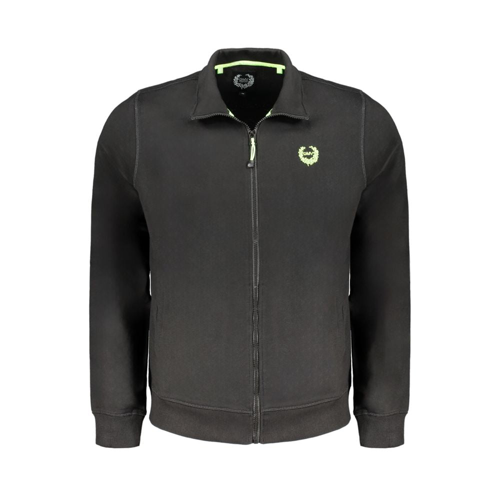 Gianmarco Venturi Black Cotton Sweatshirt