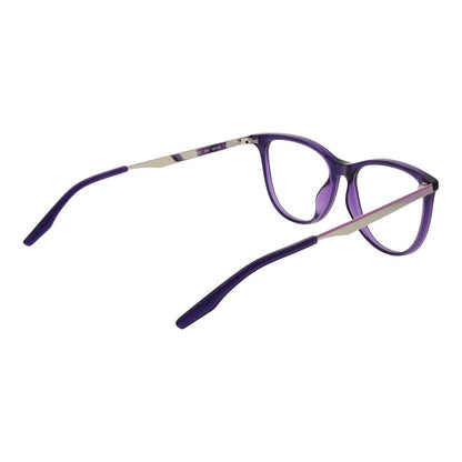 Converse Purple Metal Glasses (Frames) with full-rim design, cat eye style, and purple metal frame for women.