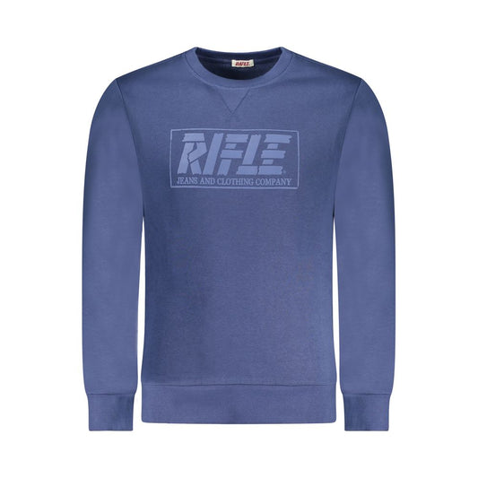 Rifle Blue Cotton Men Sweater