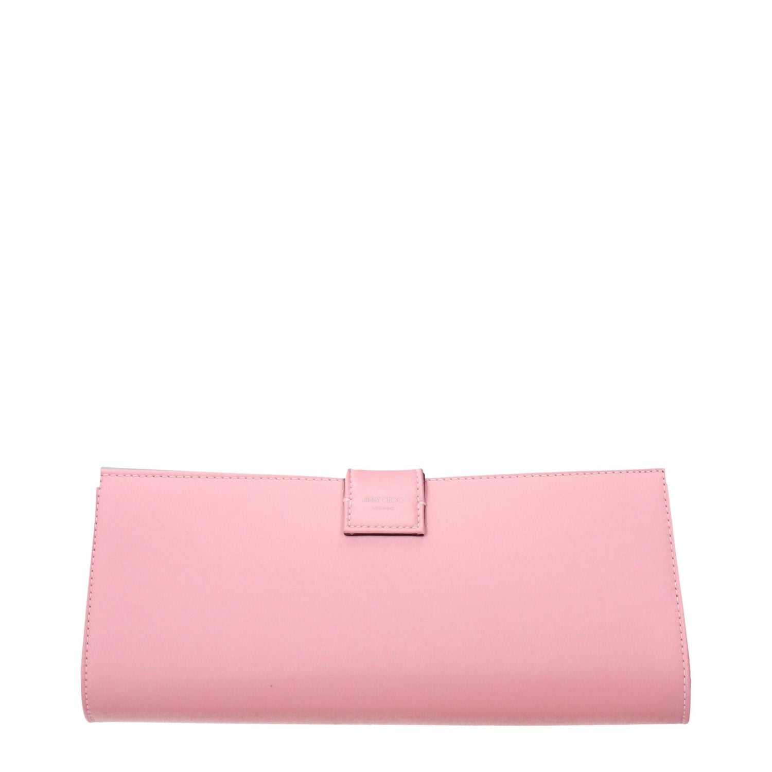 Jimmy Choo Pink Satin Clutch Bag