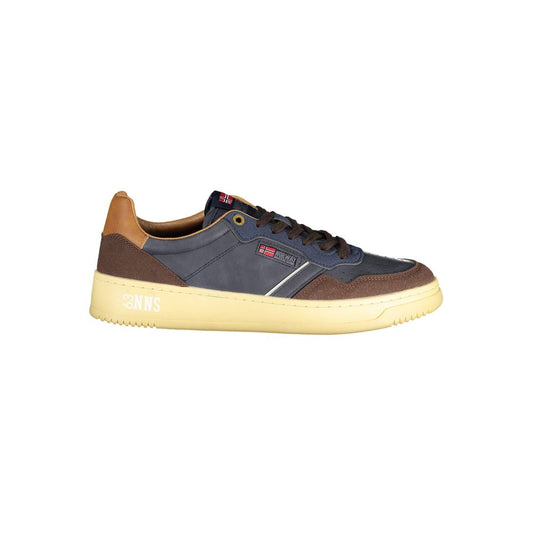 Norway 1963 Blue Polyurethane Men Sneaker 1728,67403481248,Athletic - Sneakers - Shoes,Blue,EU41/US8,EU42/US9,EU43/US10,EU44/US11,EU45/US12,EU46,Men,New with tags,Norway 1963,Shoes,Sneakers - Shoes
