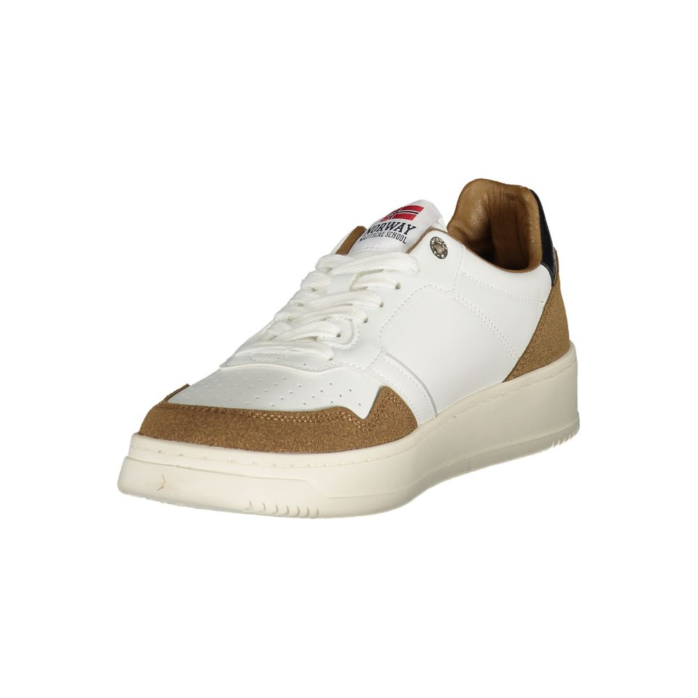 Norway 1963 Bianco Polyurethane Men Sneaker 1728,67403481248,Athletic - Sneakers - Shoes,EU42/US9,EU43/US10,EU44/US11,EU45/US12,EU46,Men,New with tags,Norway 1963,Shoes,Sneakers - Shoes,White
