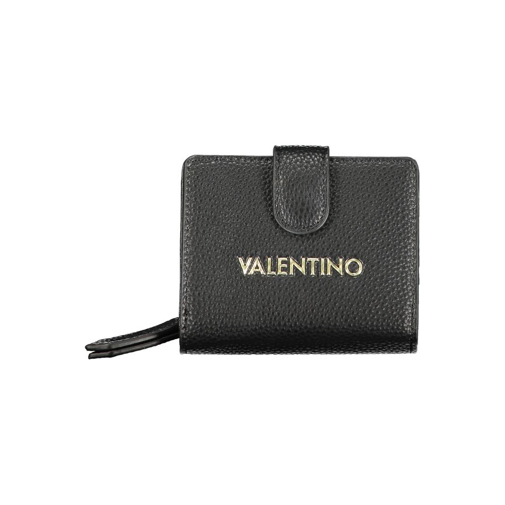 Mario Valentino Black Polyurethane Women Wallet