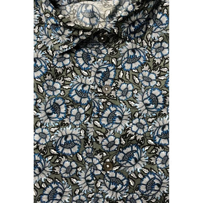 Bagutta Multicolor Cotton Men's Shirt Bagutta