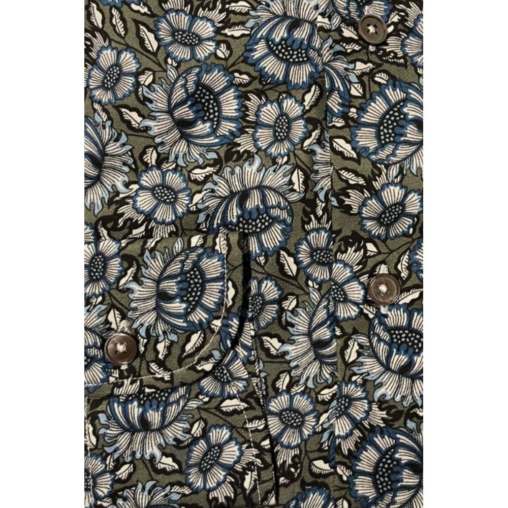 Bagutta Multicolor Cotton Men's Shirt Bagutta