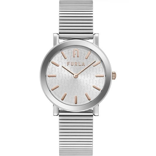 Furla Gray Stainless Steel Dress Watch 1728,67434610848,Accessories,Dress Watches - Watches - Accessories,Furla,Gray,New with tags,Watches - Accessories,Women