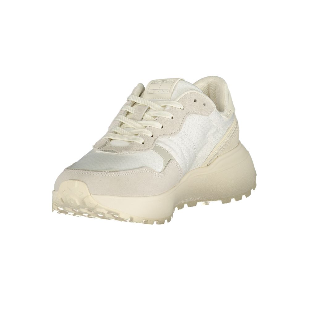 Tommy Hilfiger White Recycled Polyester Women Sneaker