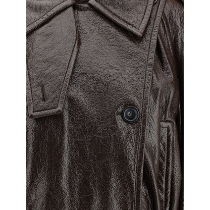 Max Mara Brown Cotton Coat