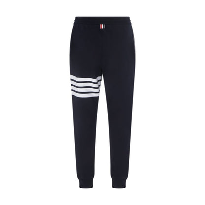 Thom Browne Blue Cotton Athletic Pants