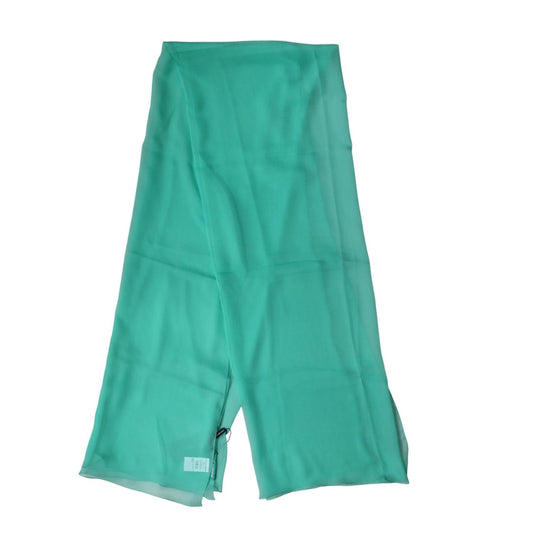 Dolce & Gabbana Teal Stole Silk Neck Wrap Shawl Men Scarf