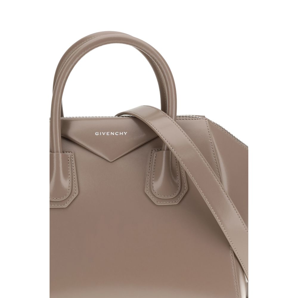 Givenchy Gray Calf Leather Bos Taurus Shoulder Bag 1728,72470364320,Bags,Givenchy,Gray,New with tags,Shoulder Bags - Bags,Women