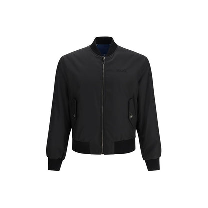 Versace Black Polyamide Bomber