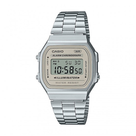 CASIO VINTAGE Mod. ICONIC - CREAM A168WA-8AYES