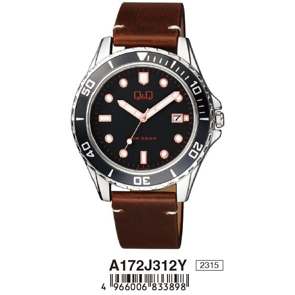 Q&Q Mod. GENT DATE WATCHES