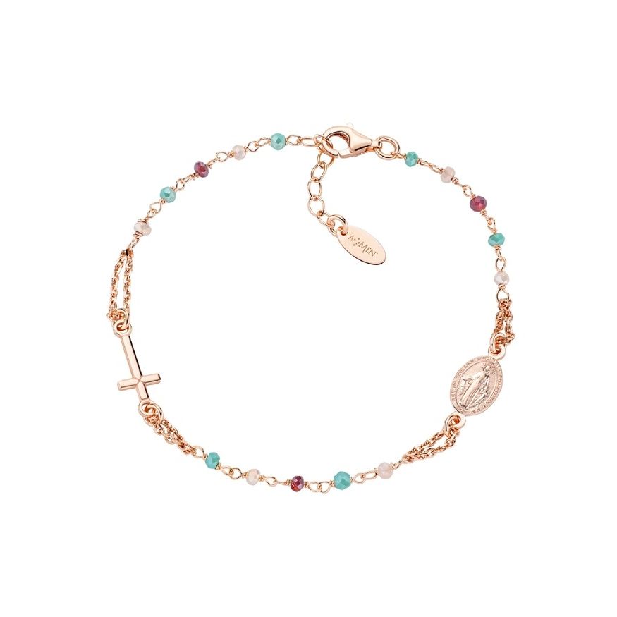 AMEN JEWELRY Mod. BRO10RRRV3F DESIGNER FASHION JEWELLERY