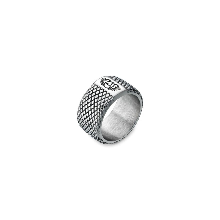 Alt Tag: AN JEWELS JEWELRY Mod. AA.R01S-12 sleek patterned ring design