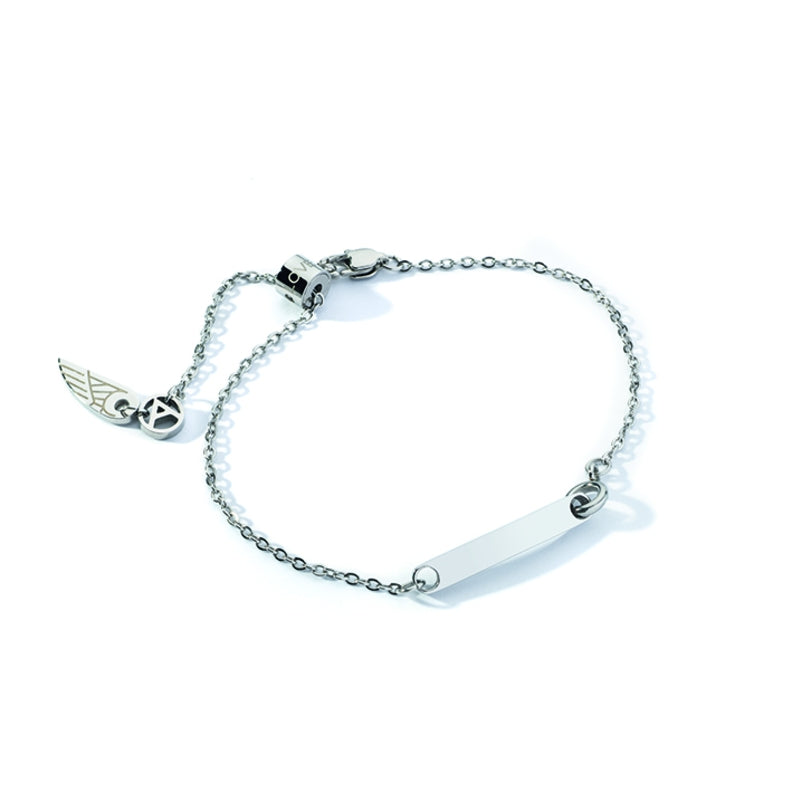Elegant silver bracelet by AN JEWELS JEWELRY Mod. AL.BLIS02S with unique charm design.