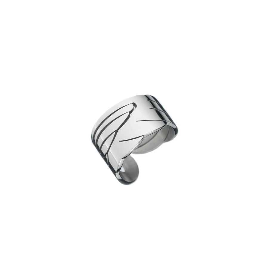 AN JEWELS JEWELRY Mod. AL.RFY01S-9, elegant silver ring with intricate design
