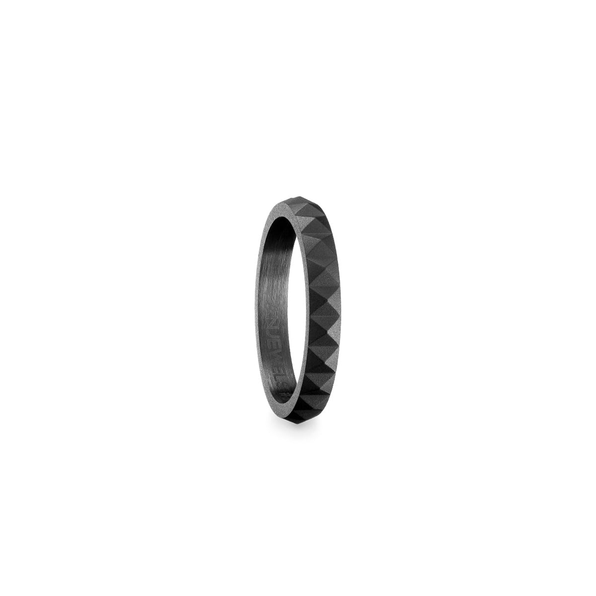 AN JEWELS JEWELRY Mod. AR.R1NS06BK-9 black geometric ring