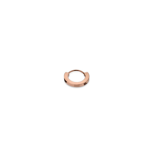 AN JEWELS JEWELRY Mod. AS.PH05R rose gold hoop earring isolated on white background
