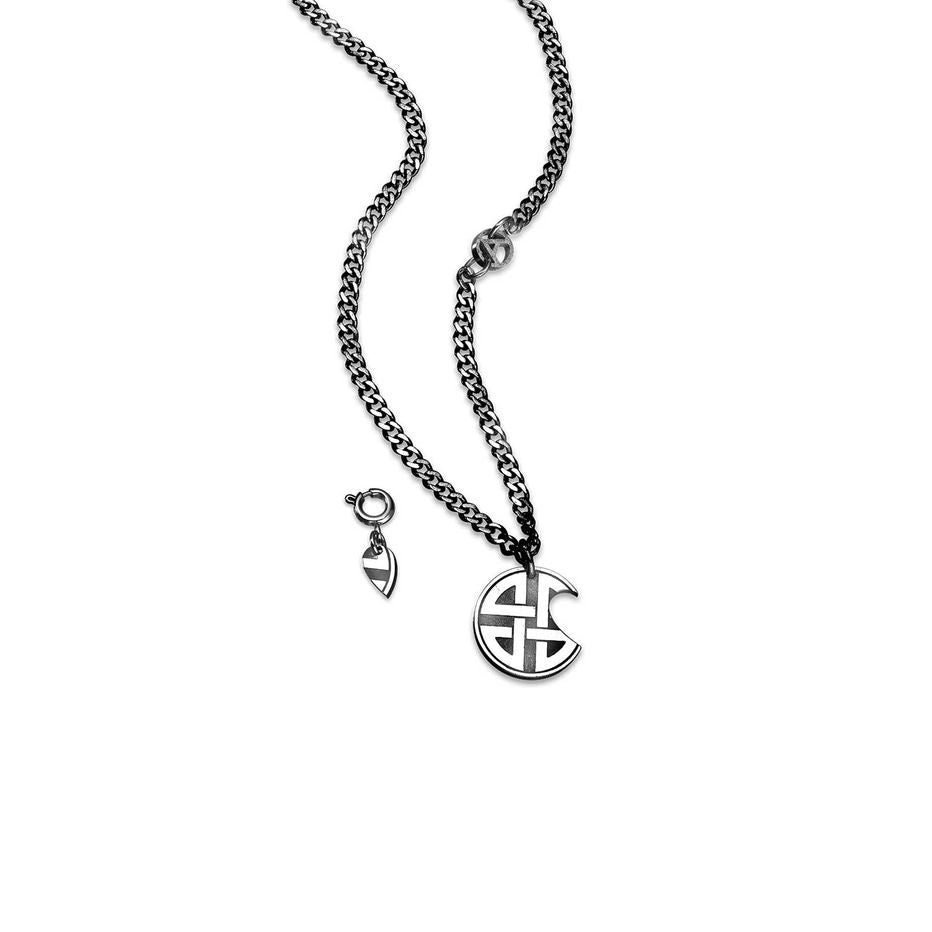 AN JEWELS JEWELRY Mod. AV.NMGLB07A silver necklace with a geometric pendant