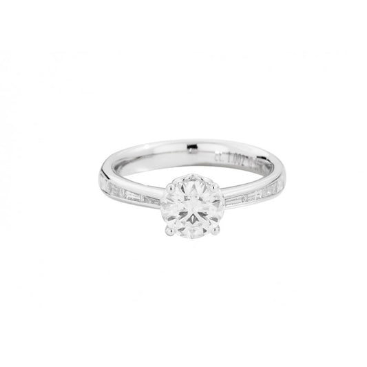 Alt Tag: ANELLI RECARLO MOD. R01SP001_086 diamond engagement ring with elegant round cut design and white gold band