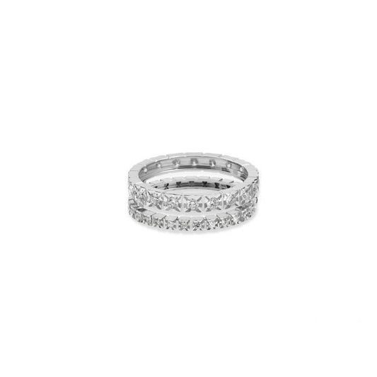 Elegant diamond band "ANELLI RECARLO MOD. R39GD005_D" showcasing luxurious craftsmanship and sparkling stones, perfect for special occasions.