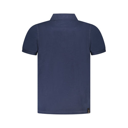Accademia Militare Blue Cotton Mens Polo Shirt