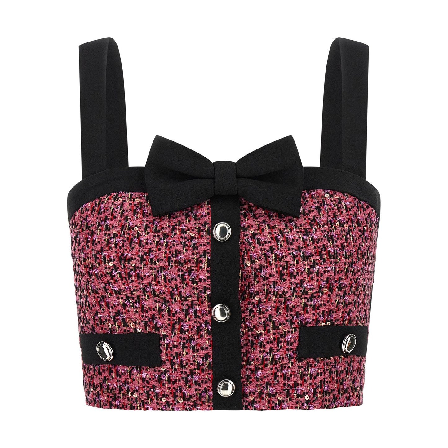 Alessandra Rich Multicolor Polyamide Tank Tops