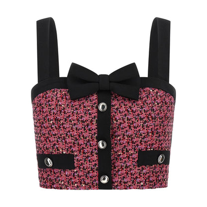 Alessandra Rich Multicolor Polyamide Tank Tops