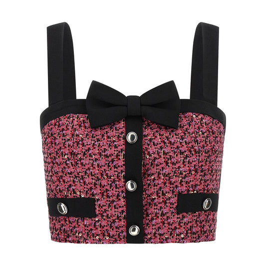 Alessandra Rich Multicolor Polyamide Tank Tops