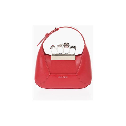Alexander McQueen Alexander McQueen Leather JEWELLED MINI Bag with Removable Chain Shoulder Stra ALP641197GD 1728,74866327712,Alexander McQueen,Bags,New with tags,Red,Tote Bags - Women - Bags,Women,Women - Bags